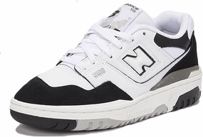 550 Grade School Lifestyle Shoes (White/Black)