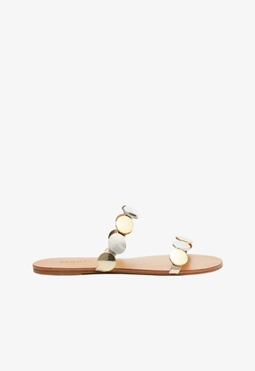 Acacia Platina Leather Sandal