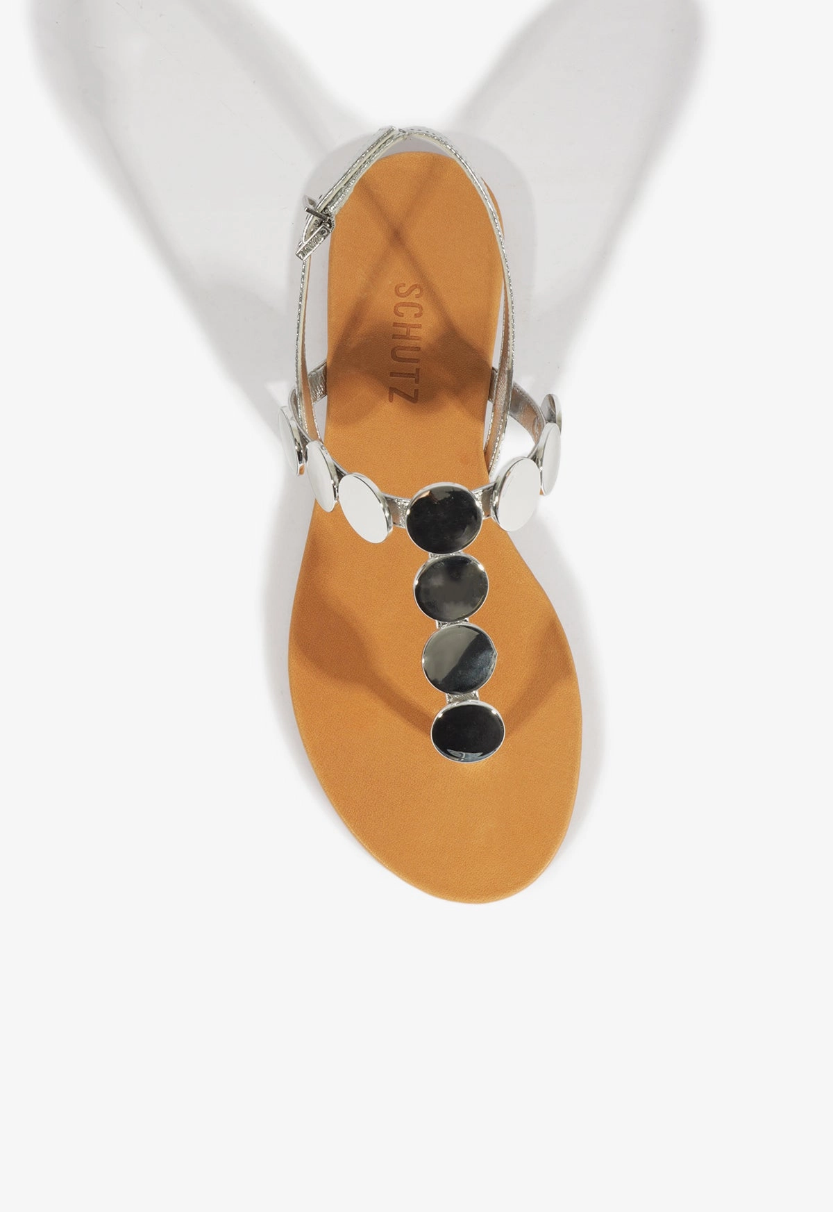 Acacia Silver Leather Sandal