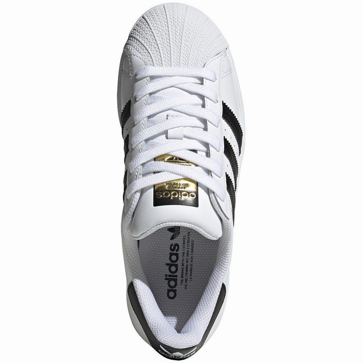 Adidas Boy's Superstar J White/Black