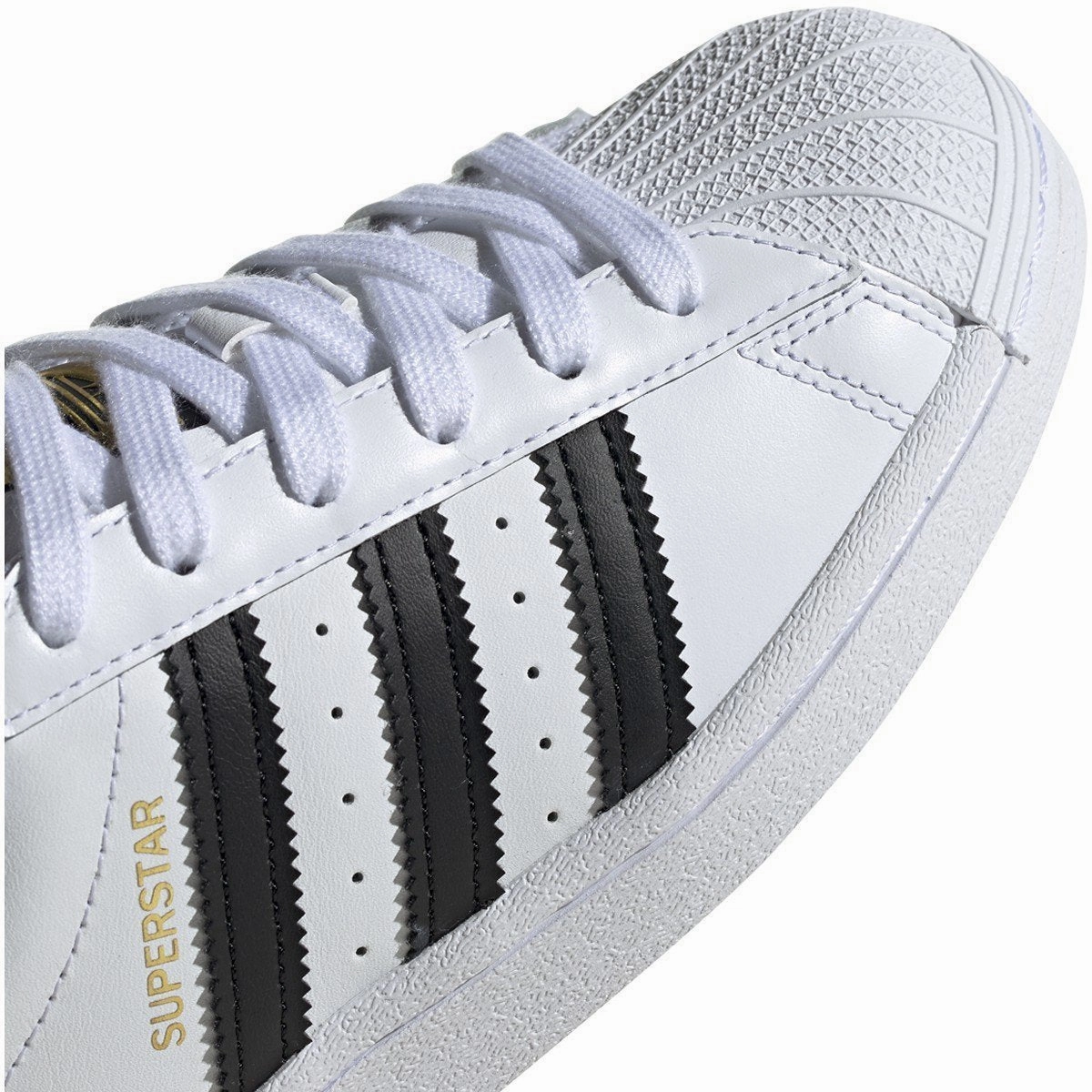 Adidas Boy's Superstar J White/Black