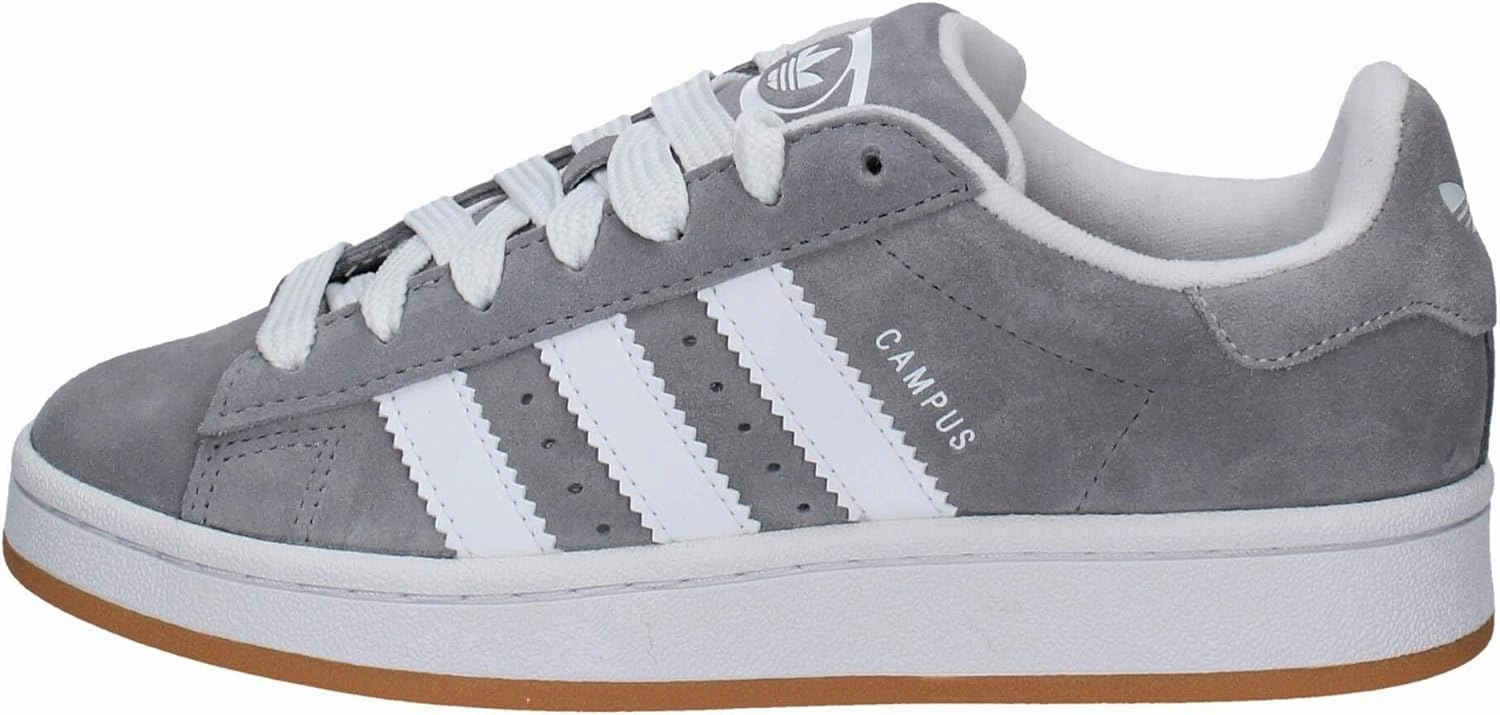 adidas Campus 00 BigKid Shoe, Grey Three/Cloud White/Cloud White, Size 4