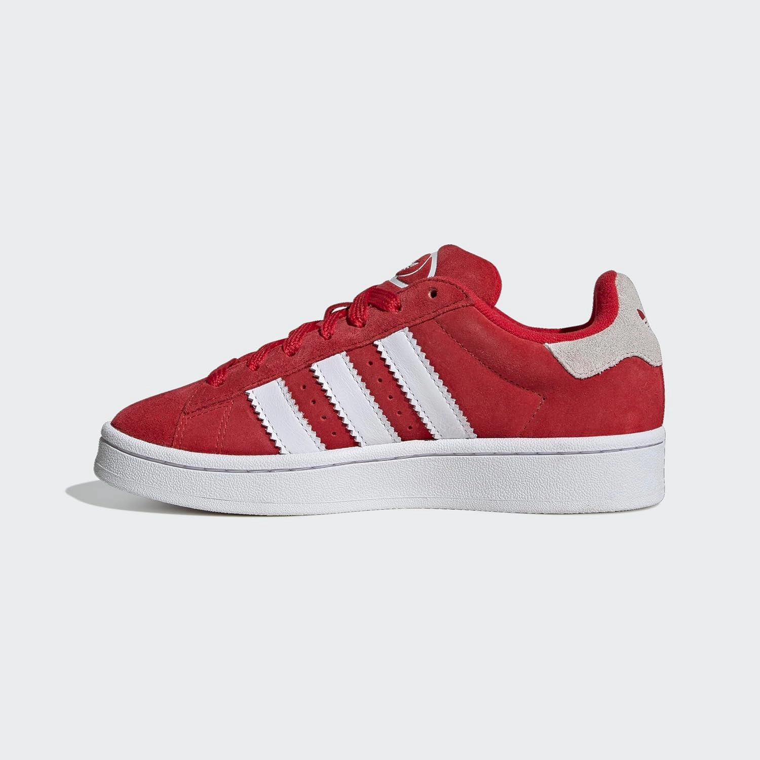 adidas FTWWHT/BETSCA Unisex Campus 00s J scarletFtwr White/Better Scarlet 7 US, 7 Wide Little_Kid
