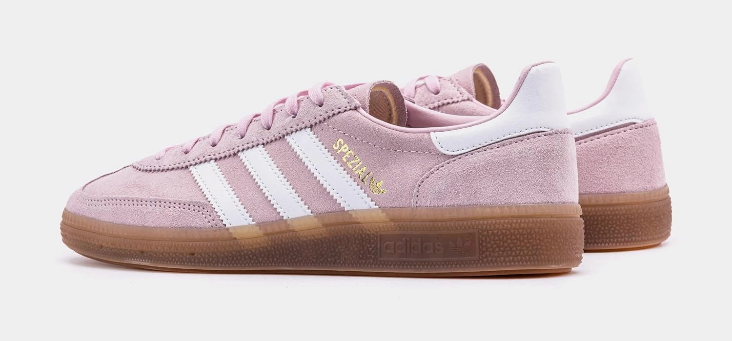 adidas Handball Spezial Grade School Lifestyle Shoes (Pink/Core White)