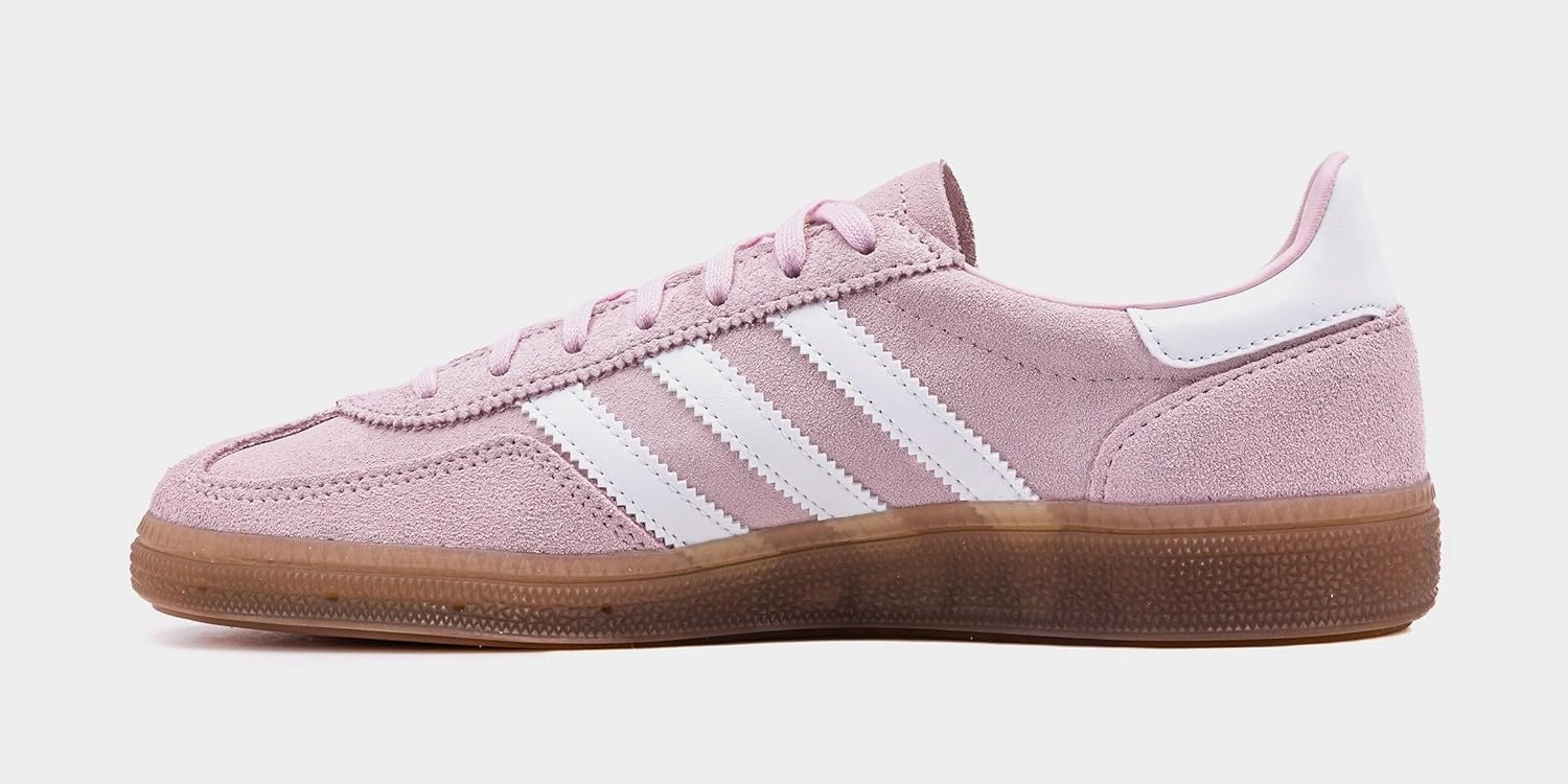 adidas Handball Spezial Grade School Lifestyle Shoes (Pink/Core White)