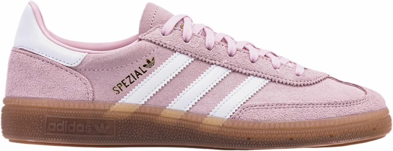 adidas Handball Spezial Grade School Lifestyle Shoes (Pink/Core White)