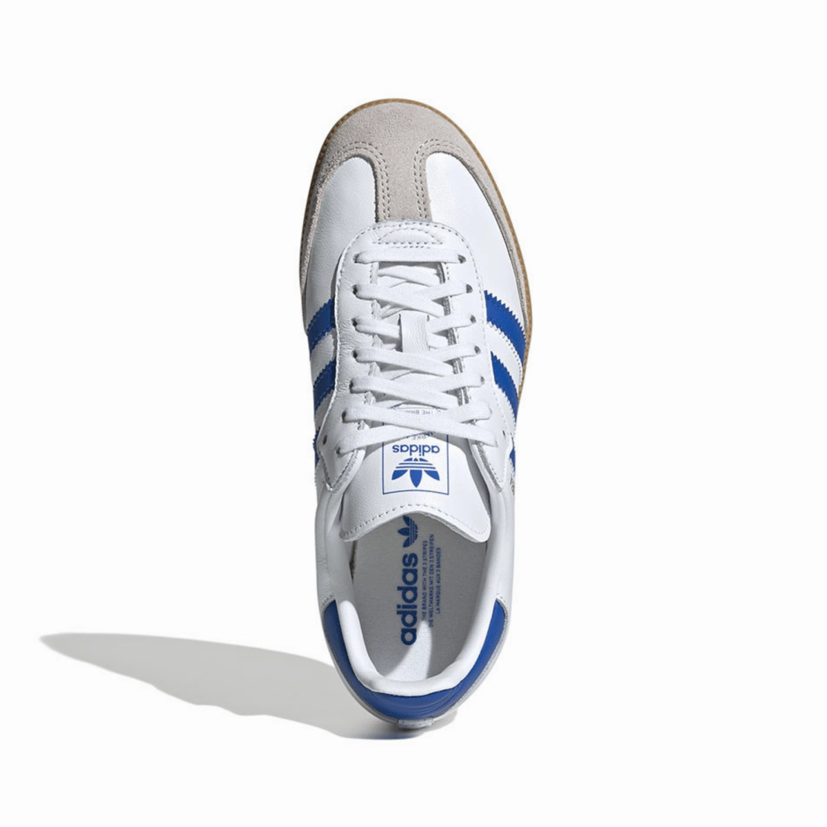 Adidas Kid's (Grade School) Samba OG Cloud White/Blue/Gum