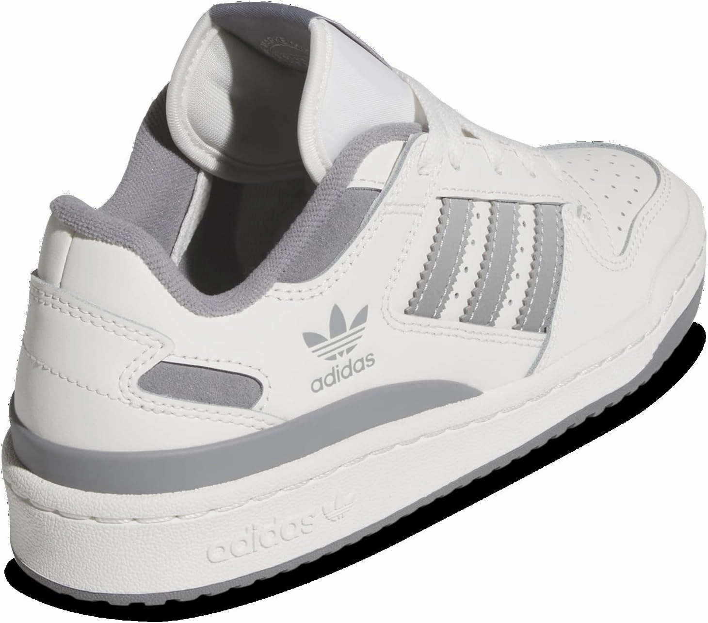 Adidas Originals Forum Low CL - Boys' Grade School (JI0405, Cloud White/Grey/Grey)