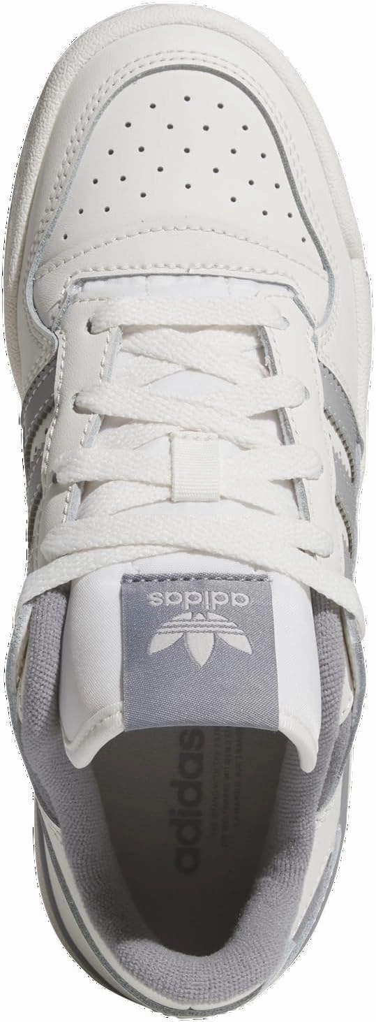 Adidas Originals Forum Low CL - Boys' Grade School (JI0405, Cloud White/Grey/Grey)