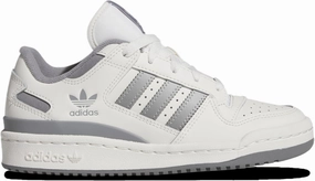 Adidas Originals Forum Low CL - Boys' Grade School (JI0405, Cloud White/Grey/Grey)