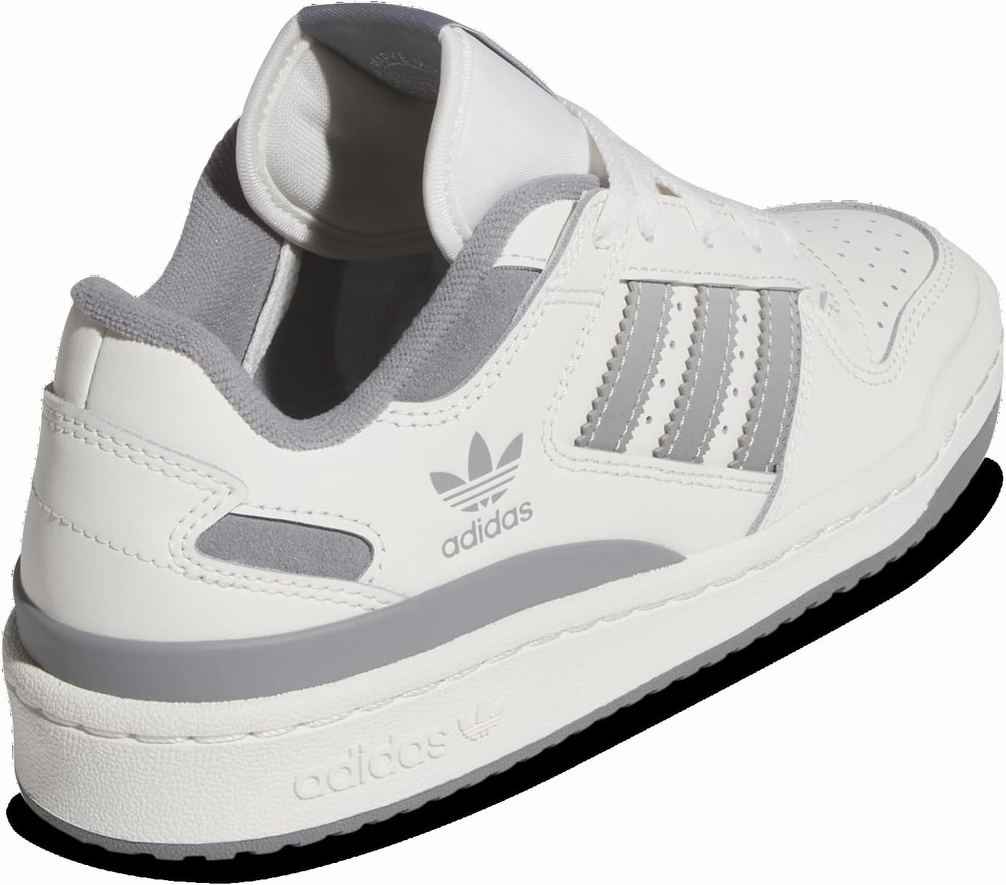 Adidas Originals Forum Low CL - Boys' Grade School (JI0405, Cloud White/Grey/Grey)