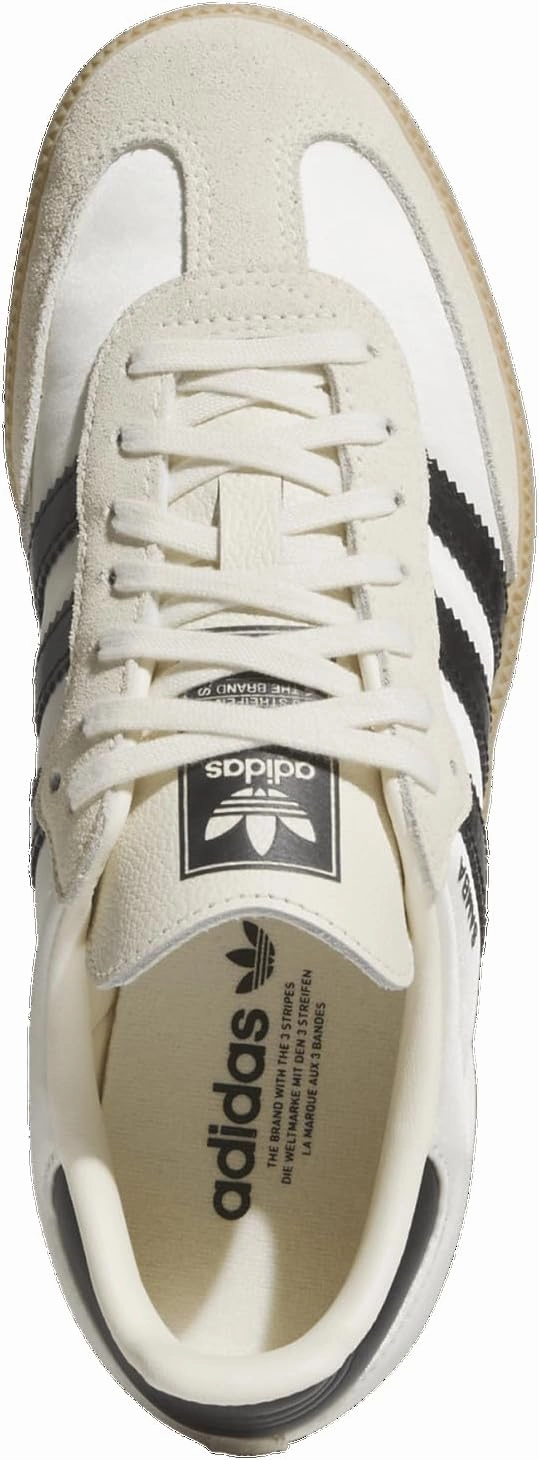 Adidas Originals Samba Satin - Girls' Grade School (JQ3644, Cream White/Gum/Core Black)