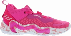 adidas Sm D.O.N. Issue 3 Unisex Shoes Size 13, Color: Pink/White