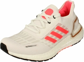 adidas Ultraboost S.RDY Womens Running Trainers Sneakers (UK 4 US 5.5 EU 36 2/3, White Black red FW9773)