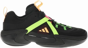 adidas Womens As Exhibit Low Basketball Sneakers Shoes - Black