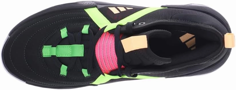 adidas Womens As Exhibit Low Basketball Sneakers Shoes - Black