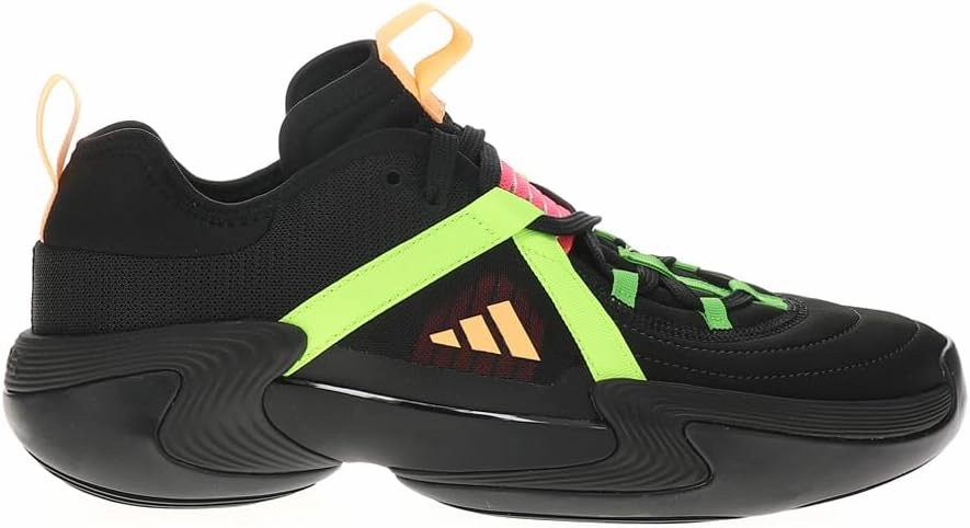 adidas Womens As Exhibit Low Basketball Sneakers Shoes - Black