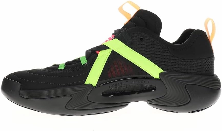 adidas Womens As Exhibit Low Basketball Sneakers Shoes - Black