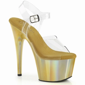 ADORE-708LQ Clear/Liquid Gold Hologram