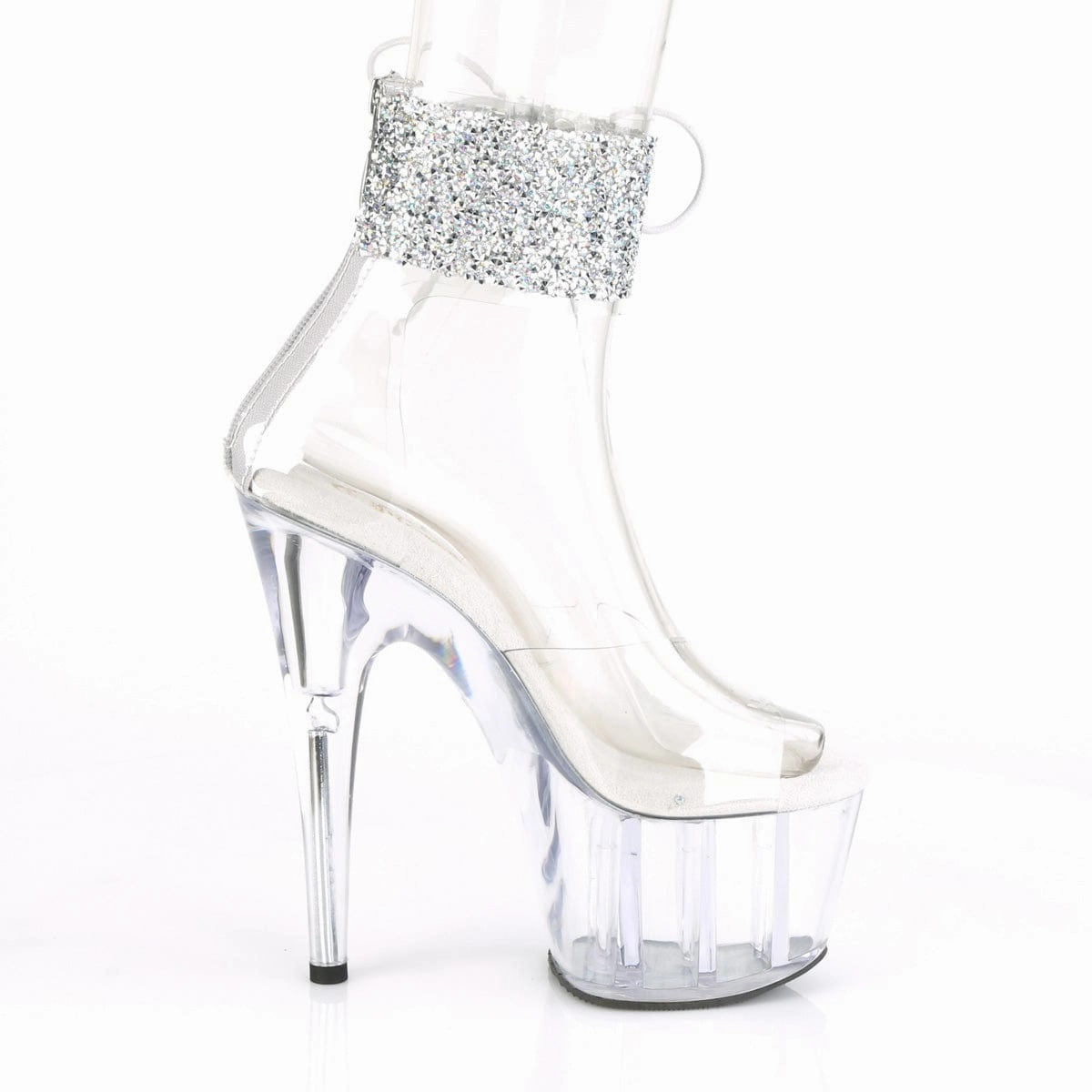ADORE-724RS-02 Clear-Silver Rhinestones/Clear