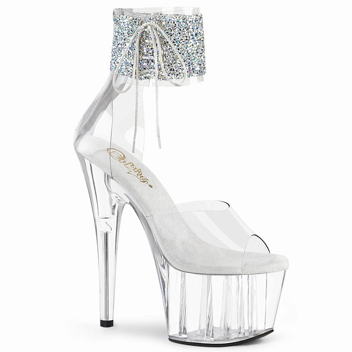 ADORE-724RS-02 Clear-Silver Rhinestones/Clear