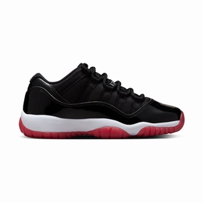 Air Jordan 11 Retro Low 'Bred 2025' Big Kids' Shoes