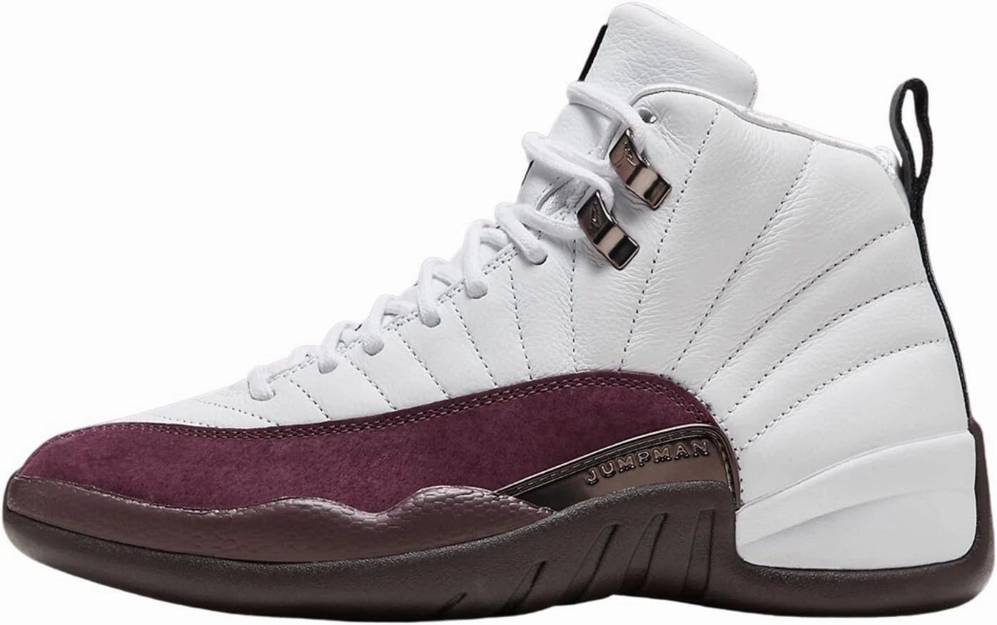 Air Jordan 12 Retro Sp Womens Shoes White/Black-Burgundy Crush Size-11.5