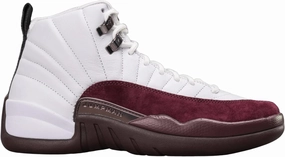 Air Jordan 12 Retro Sp Womens Shoes White/Black-Burgundy Crush Size-9
