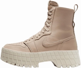 Air Jordan 1 Brooklyn Women's Boots (FJ5737-200, Legend Medium Brown/Legend Medium Brown) Size 6
