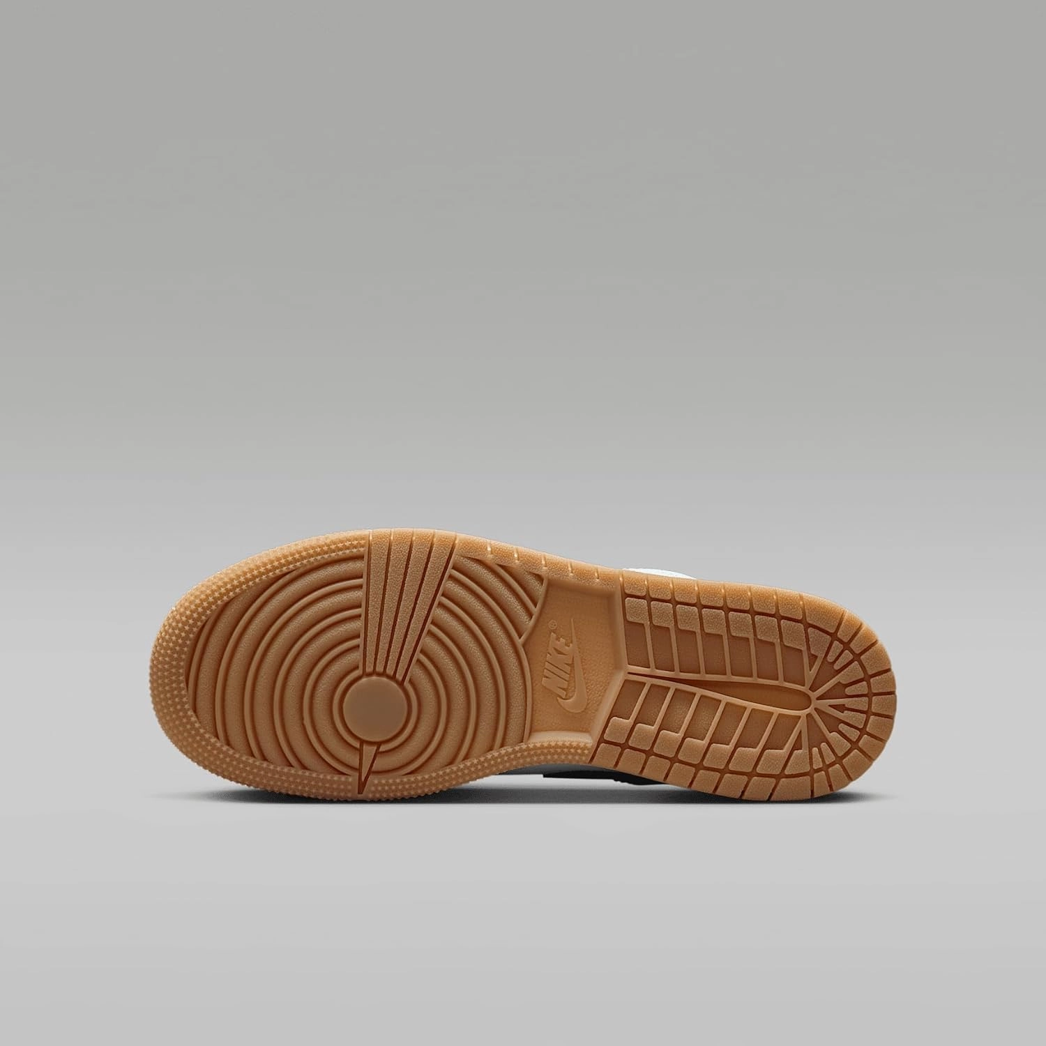 Air Jordan 1 Low Big Kids' Shoes (553560-146, White/Neutral Grey/Gum Medium Brown/Midnight Navy)