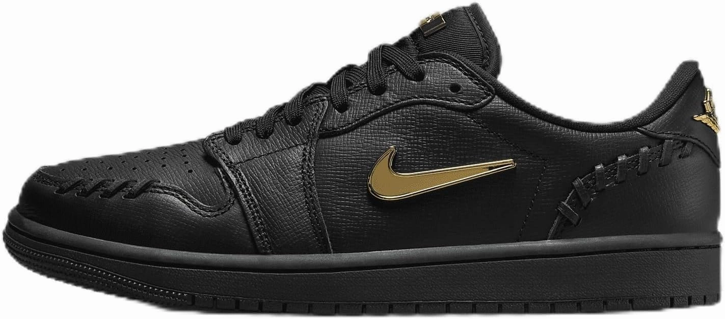 Air Jordan 1 Low Method of Make Women's Shoes (FN5032-007, Black/Metallic Gold) Size 6
