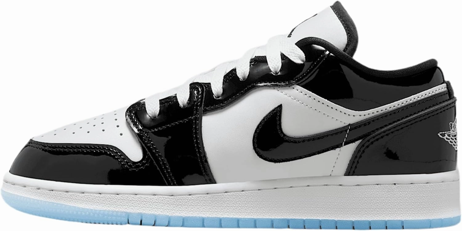 Air Jordan 1 Low SE Big Kids' Shoes Size- 6 White/Black