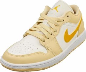 Air Jordan 1 Low Women's Shoes (DC0774-170, Sail/Pale Vanilla/White/Yellow Ochre) Size 6