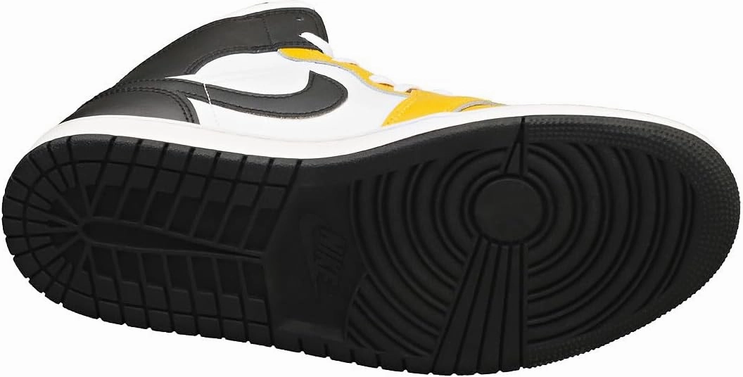 Air Jordan 1 Mid (DQ8426-701, Yellow Ochre/White/Yellow Ochre/Black)