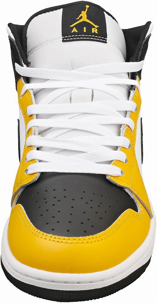 Air Jordan 1 Mid (DQ8426-701, Yellow Ochre/White/Yellow Ochre/Black)