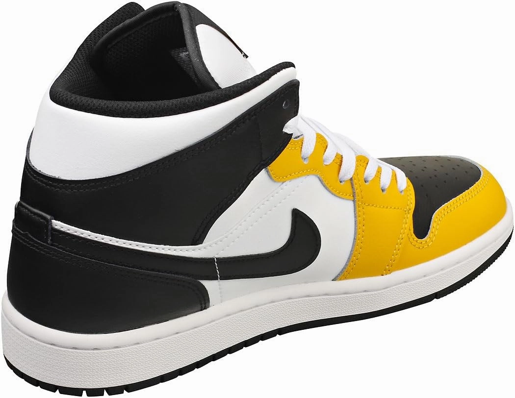 Air Jordan 1 Mid (DQ8426-701, Yellow Ochre/White/Yellow Ochre/Black)