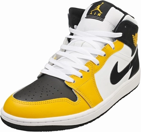 Air Jordan 1 Mid (DQ8426-701, Yellow Ochre/White/Yellow Ochre/Black)