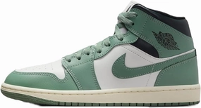 Air Jordan 1 Mid Women's Shoes (BQ6472-130, Sail/Anthracite/Jade Smoke) Size 11.5