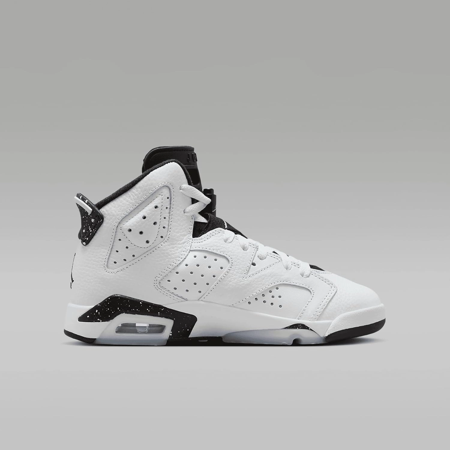 Air Jordan 6 Retro Big Kids' Shoes (White/Black)