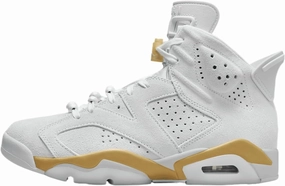 Air Jordan 6 Retro Pearl Women's Shoe (DQ4914-074, Pure Platinum/Metallic Gold/Coconut Milk) Size 6