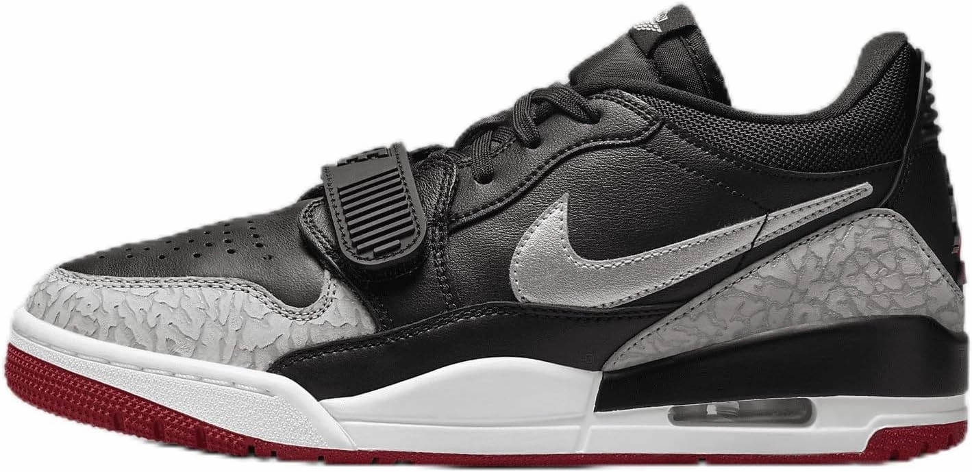 Air Jordan Legacy 312 Low Women's Shoes (FQ7827-006, Black/Gym Red/Cement Grey/Metallic Silver) Size 9