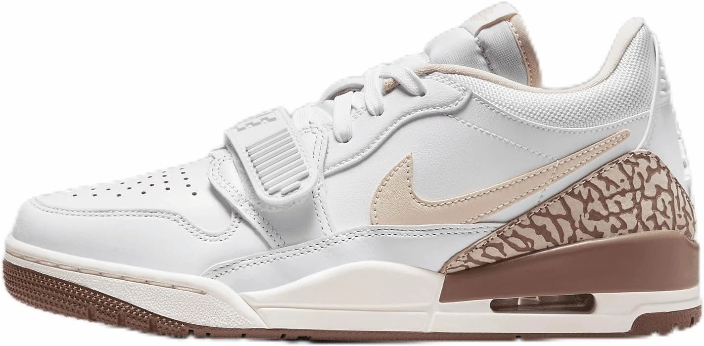 Air Jordan Legacy 312 Low Women's Shoes (FQ7827-100, White/Archaeo Brown/Sail/Legend Light Brown) Size 6.5