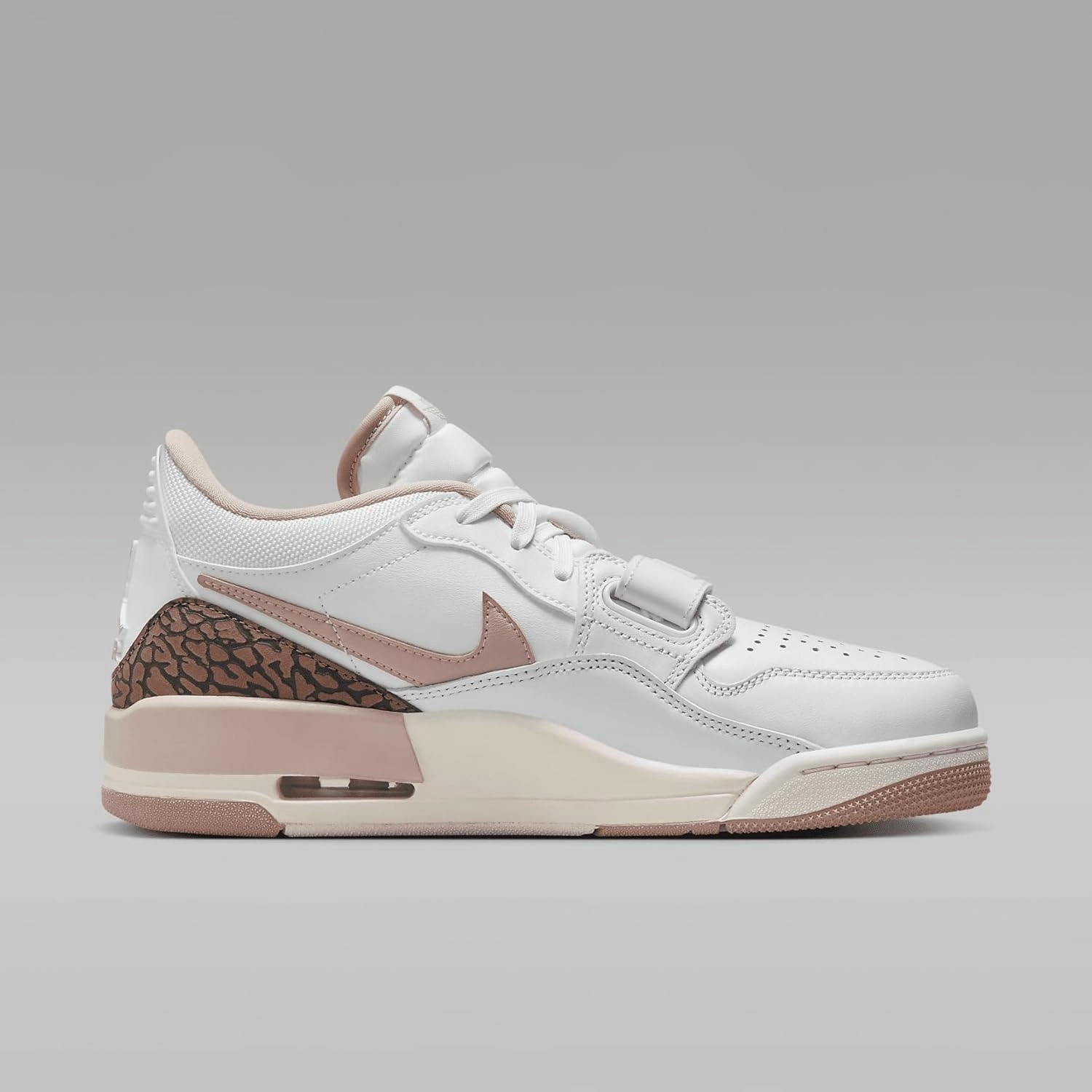 Air Jordan Legacy 312 Low Women's Shoes (FQ7827-116, White/Archaeo Brown/Sail/Pink Oxford)