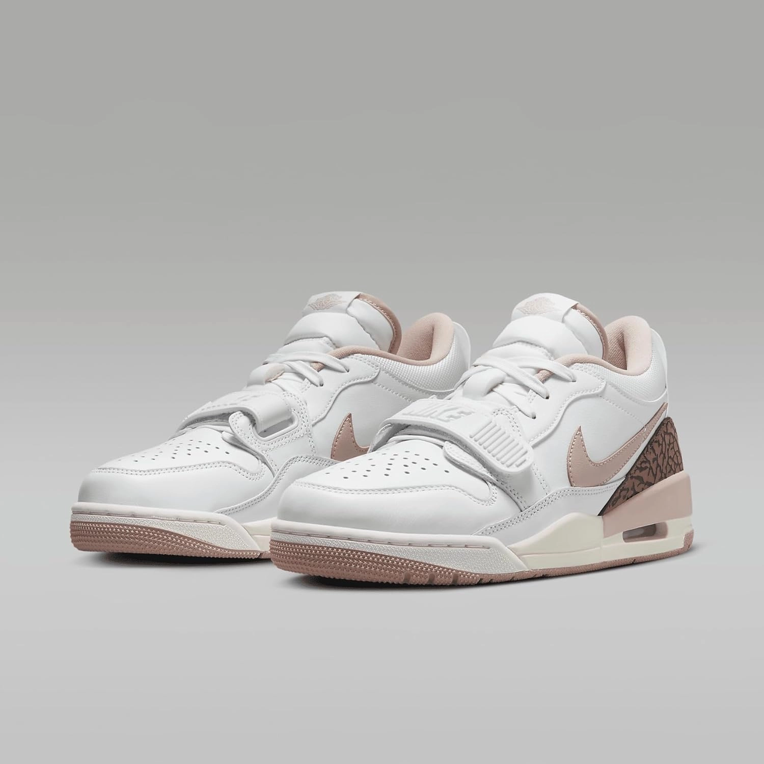 Air Jordan Legacy 312 Low Women's Shoes (FQ7827-116, White/Archaeo Brown/Sail/Pink Oxford)