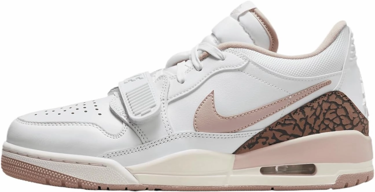 Air Jordan Legacy 312 Low Women's Shoes (FQ7827-116, White/Archaeo Brown/Sail/Pink Oxford)