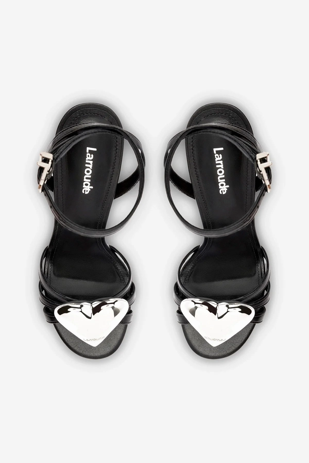 Amore Sandal in Black Leather