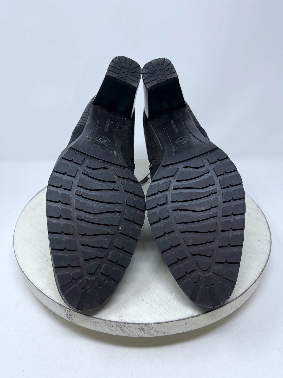ara Size 11N (8.5) Black Snake Embossed Boots NWOB