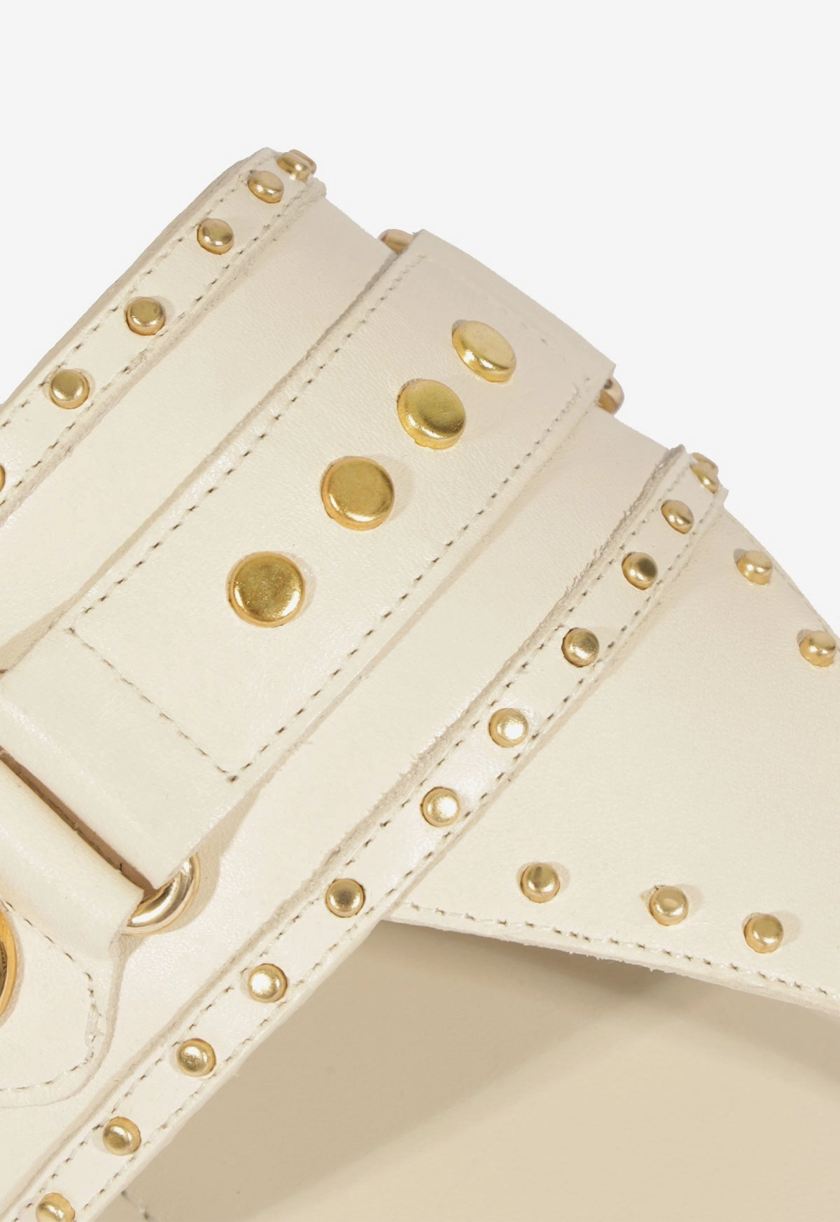 Aria White Leather Sandal