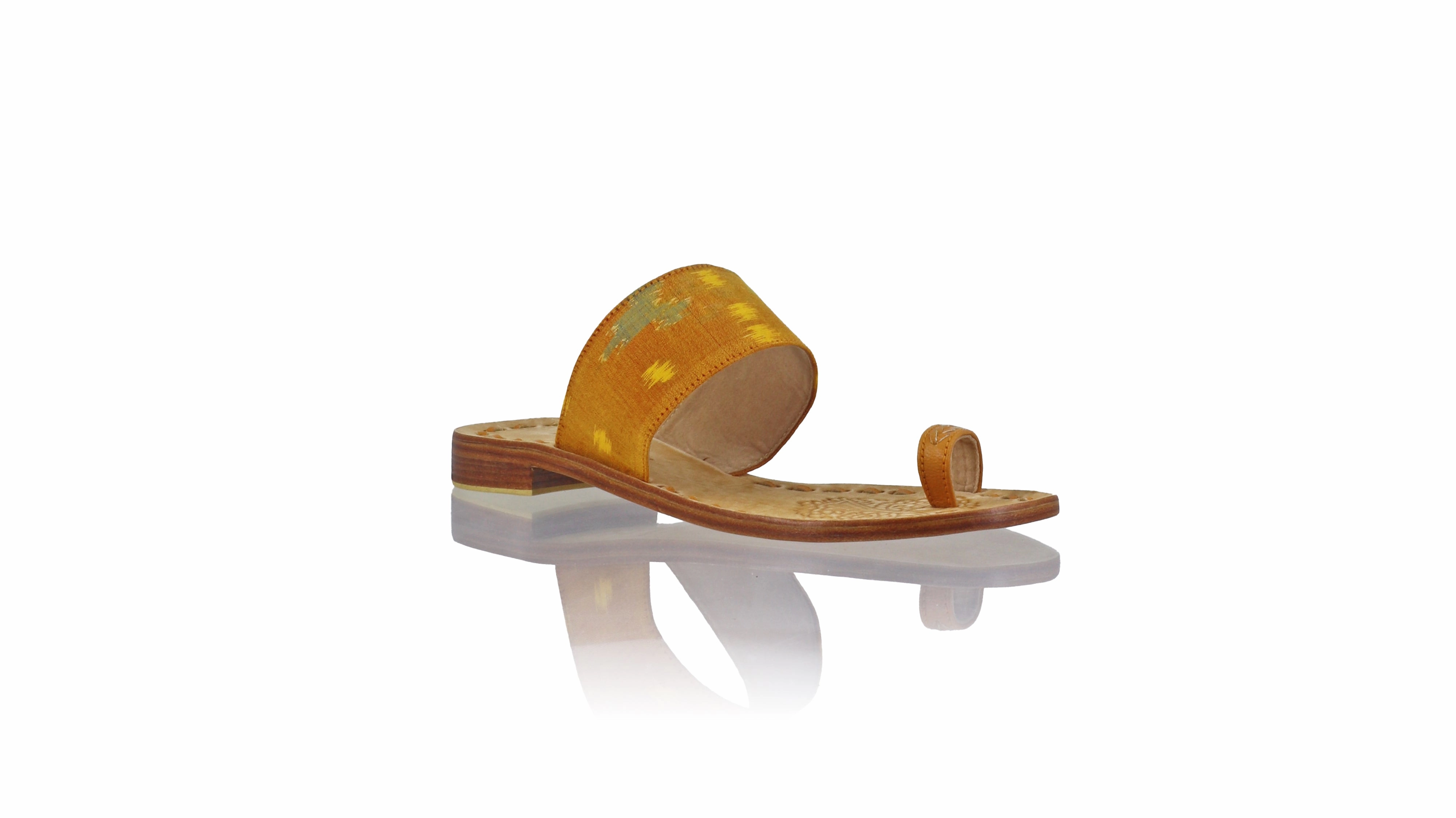 Arini 20mm Flat - Camel & Golden WajikEndek