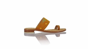 Arini 20mm Flat - Camel & Golden WajikEndek